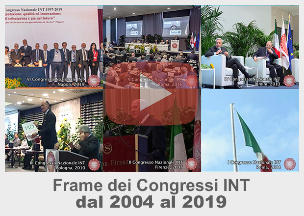 Video riassuntivo dei Congressi INT dal 2004 al 2019