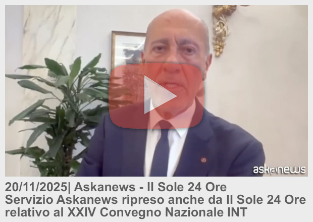 20/11/25 . Askanews - Il Sole 24 Ore . Servizio relativo al XXIV Convegno nazionale INT «Tributaristi e Intelligenza Artificiale regole, deontologia e opportunità».